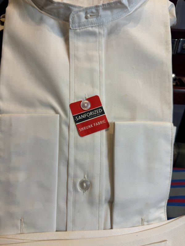Vintage "Reliant" Collarband Tunic Shirt for your Stiff collar 17" Old store stock NIP - Image 6