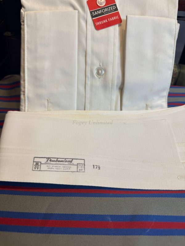 Vintage "Reliant" Collarband Tunic Shirt for your Stiff collar 17" Old store stock NIP - Image 7