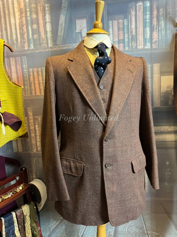 Vintage Bespoke 3 Piece Tweed Suit. Heavyweight  38"Chest /35"Waist (Ref:MHTS) - Image 18
