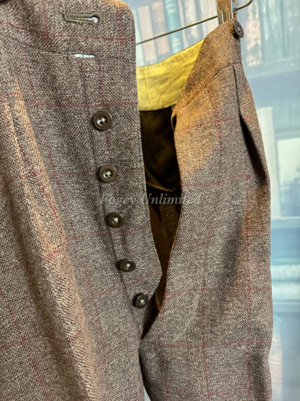Vintage Bespoke 3 Piece Tweed Suit. Heavyweight  38"Chest /35"Waist (Ref:MHTS) - Image 4