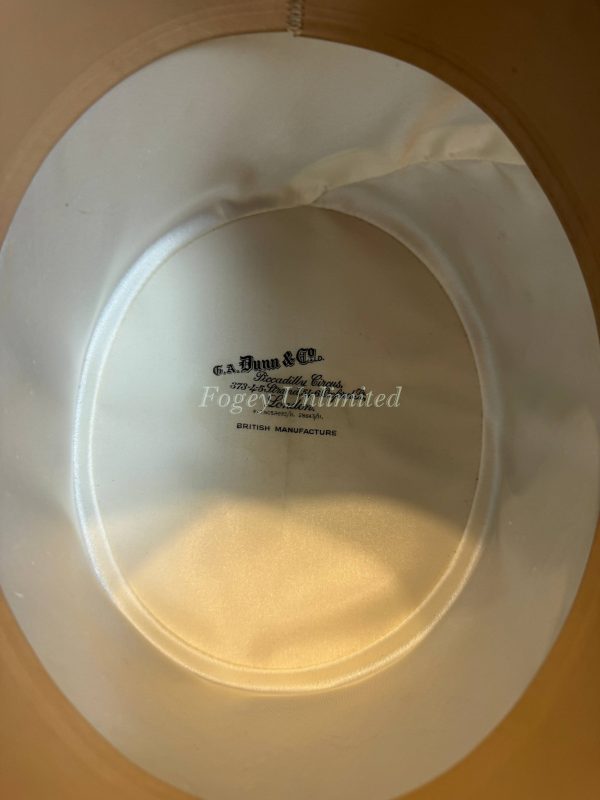 Vintage Top Hat by Dunn & Co Size 7 1/8" (58cm) (Ref:DGT58) - Image 9