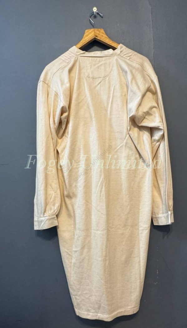 Maco Vintage German Heavyweight Long Sleeve Shirt/Undershirt. Contrast Bib Front 17"/43cm  Neck (Ref Maco43) - Image 10
