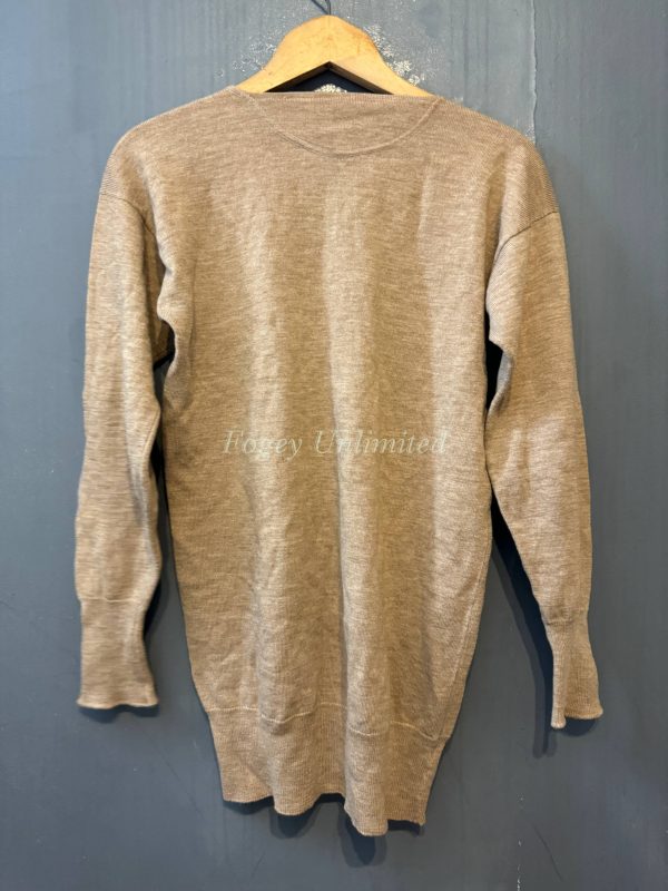 Vintage Morley Wool 3 button Long Sleeve Undershirt. 36" Chest (Ref: Mly36) - Image 8