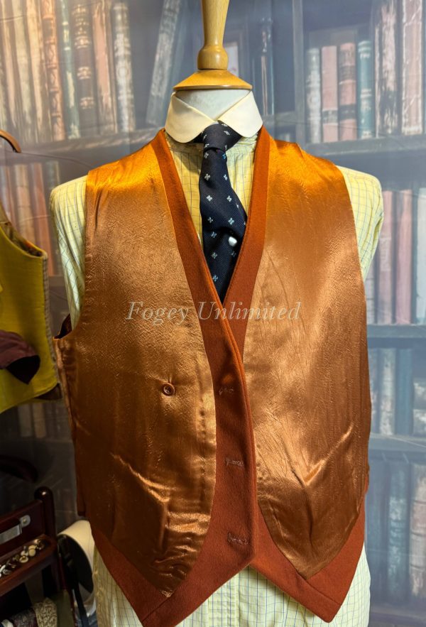 Wonderful Double Breasted Doeskin Wool Waistcoat/Vest 40"/102cm Chest (Ref:WCDB40) - Image 2
