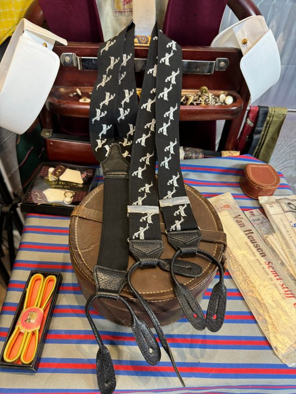 Pre-Loved Albert Thurston Barathea woven Braces/Suspenders. Various Colours - Image 9