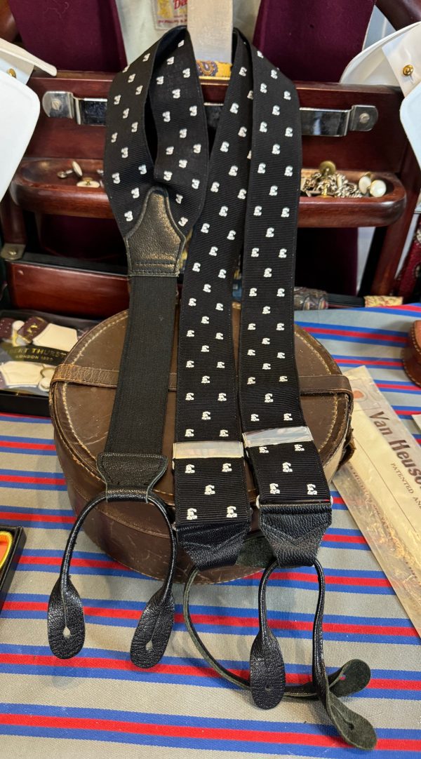 Pre-Loved Albert Thurston Barathea woven Braces/Suspenders. Various Colours - Image 7