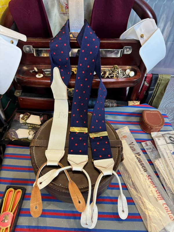 Pre-Loved Albert Thurston Barathea woven Braces/Suspenders. Various Colours - Image 10