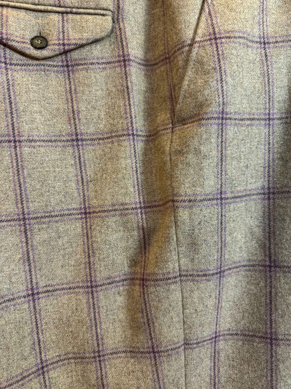 House of Bruar Wonderful  Purple Windowpane Check Tweed Plus 4s / Breeks  38"/97cm  waist - Image 7