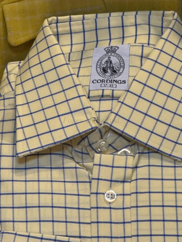 Cordings of Piccadilly Tattersall Check Shirt. Neck 17"/43cm. NWT - Image 7