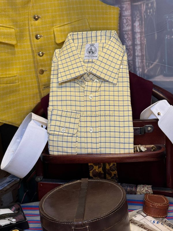 Cordings of Piccadilly Tattersall Check Shirt. Neck 17"/43cm. NWT - Image 5