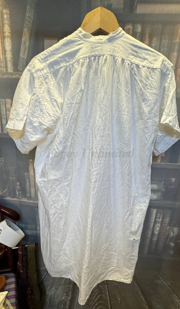 Vintage German Short Sleeve Shirt/Undershirt. Contrast Bib Front 15"/39cm  Neck (Ref CBG39) - Image 7