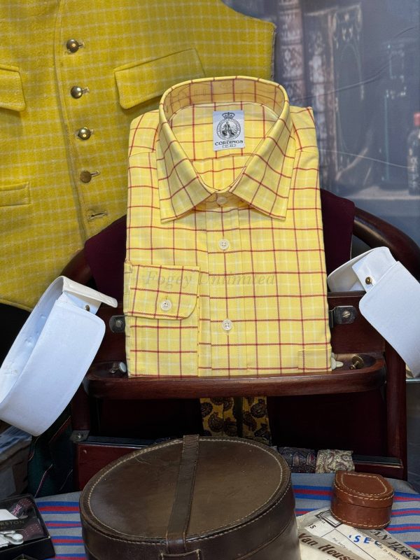 Cordings of Piccadilly Tattersall Check Shirt. Neck 17"/43cm. NWT