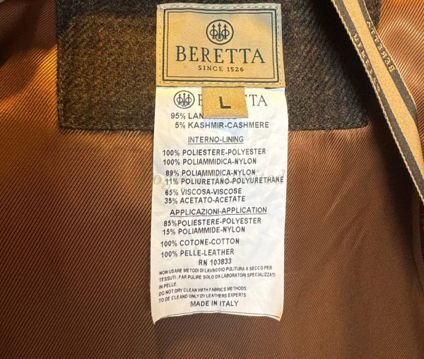 Beretta Heavyweight Tweed Shooting Suit Field Coat and Trousers 42"/107cm Chest. 34"/86cm Waist (ref:BRT42) - Image 11