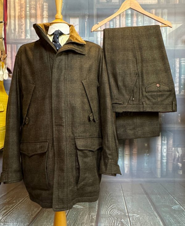 Beretta Heavyweight Tweed Shooting Suit Field Coat and Trousers 42"/107cm Chest. 34"/86cm Waist (ref:BRT42)