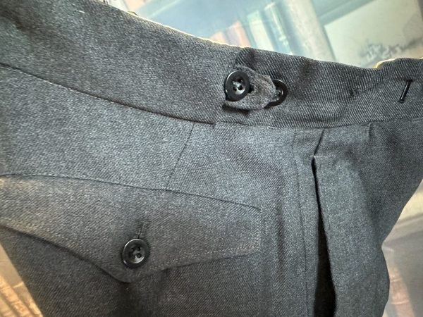 Vintage 3 Piece  Double Breasted Bespoke Suit 38C/28W (PKMDB3)) - Image 16