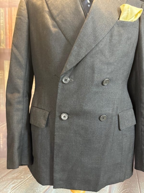 Vintage 3 Piece  Double Breasted Bespoke Suit 38C/28W (PKMDB3)) - Image 6