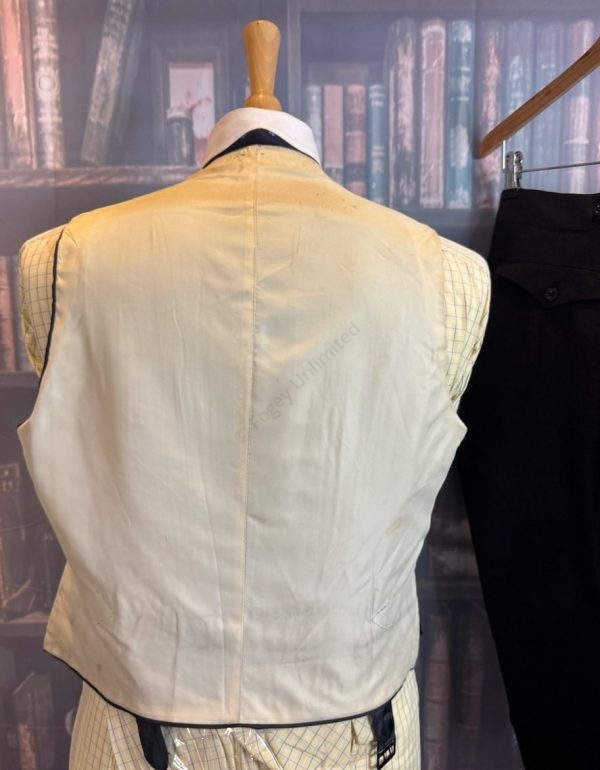 Vintage 3 Piece  Double Breasted Bespoke Suit 38C/28W (PKMDB3)) - Image 10