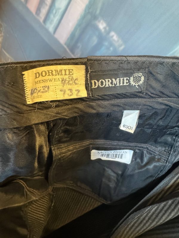 Vintage Moss Bros. Stroller / Formal wear Suit Tailcoat 2 Waistcoats  42C/40W/31L (Ref: MOSSTC) - Image 23