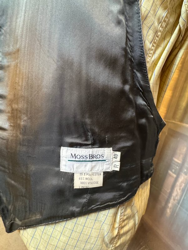 Vintage Moss Bros. Stroller / Formal wear Suit Tailcoat 2 Waistcoats  42C/40W/31L (Ref: MOSSTC) - Image 16