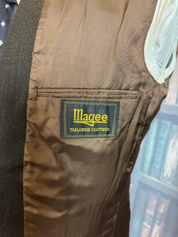 Vintage 2 Piece Magee Tweed Suit  Chest 40L"/102cm. Waist 34"/87cm. (Ref:PKM40L) - Image 14