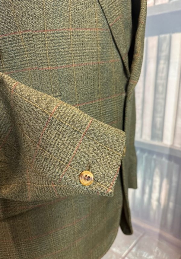 Vintage 3 Piece Thornproof Tweed Suit Chest 38"/97cm. Waist 32"/81cm. (Ref:PKME3) - Image 5