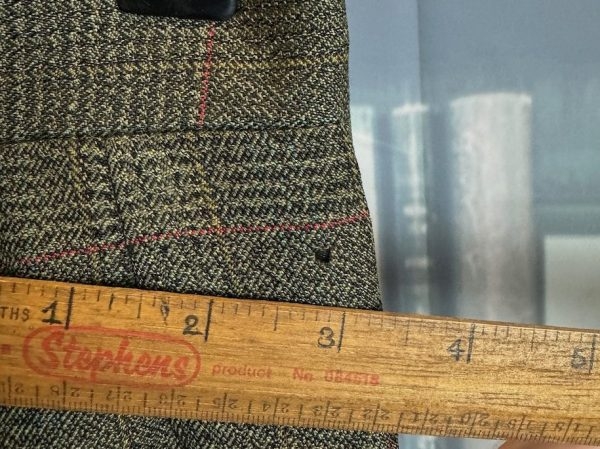 Vintage 3 Piece Thornproof Tweed Suit Chest 38"/97cm. Waist 32"/81cm. (Ref:PKME3) - Image 17
