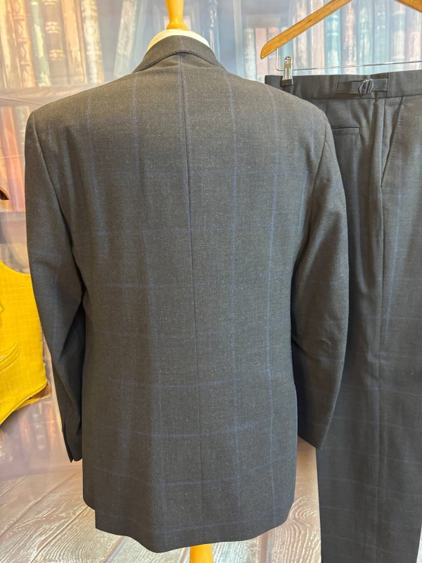 Summer weight Hackett Single Breasted Windowpane 2 Piece Suit 38C/32W/32L (Ref: HK38)) - Image 7