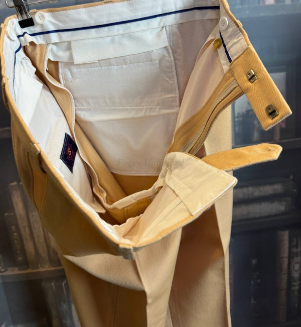 Vintage Norton & TownsendBespoke Traditional Gentleman's Cavalry Twill Trousers 38"/99cm waist. Leg: 31"/79cm (Ref:NTCT) - Image 6