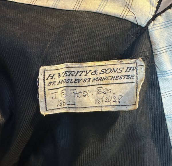 Amazing 1928 Vintage Bespoke Formal Morning Trousers dark Stripe  32"/81cm waist 33"/84cm Leg (Ref: VRT28) - Image 10