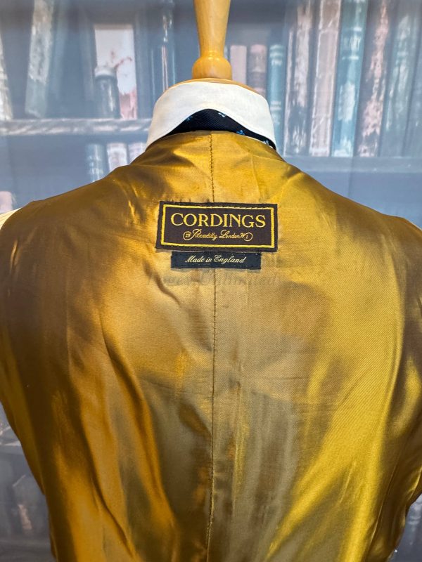 CORDINGS of Piccadilly Dark Green Wool Doeskin Waistcoat/Vest 40"/102cm Gilt buttons, Lapels - Image 2