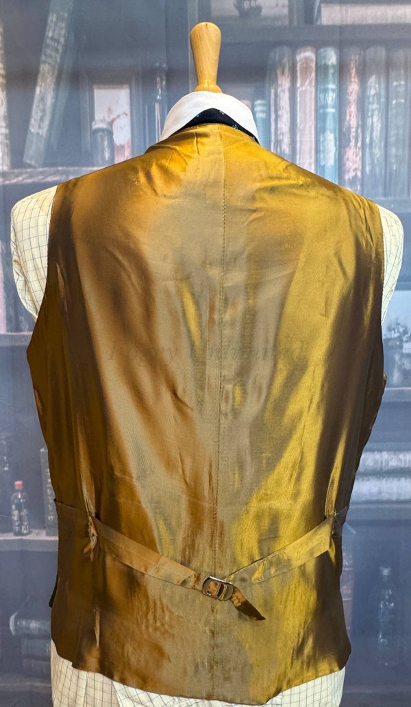 CORDINGS of Piccadilly Dark Green Wool Doeskin Waistcoat/Vest 40"/102cm Gilt buttons, Lapels - Image 5