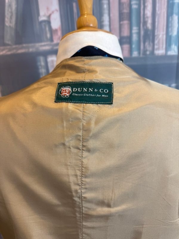 Vintage Dunn & Co Tattersall Wool Doeskin Waistcoat/Vest 44"/112cm Chest (Ref: Dunn44) - Image 3