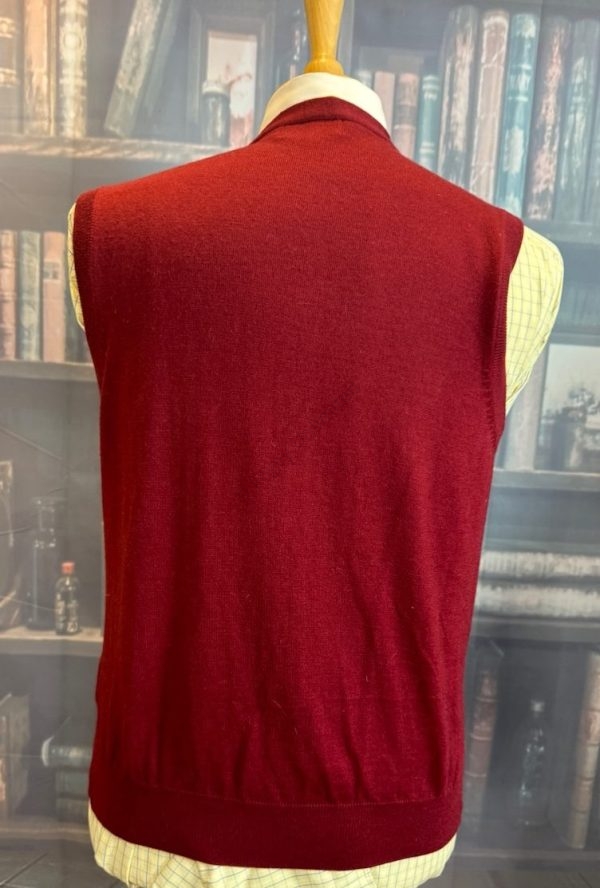 William Hunt Fine Knitted Wool Sleeveless Waistcoat/Cardigan/Vest 40" Chest (Ref:WH40) - Image 7
