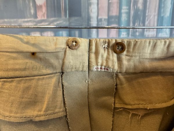 Vintage Bespoke Elephant Ear Heavyweight Breeches Jodhpurs.28"/71cm waist (Ref:Archer) - Image 3