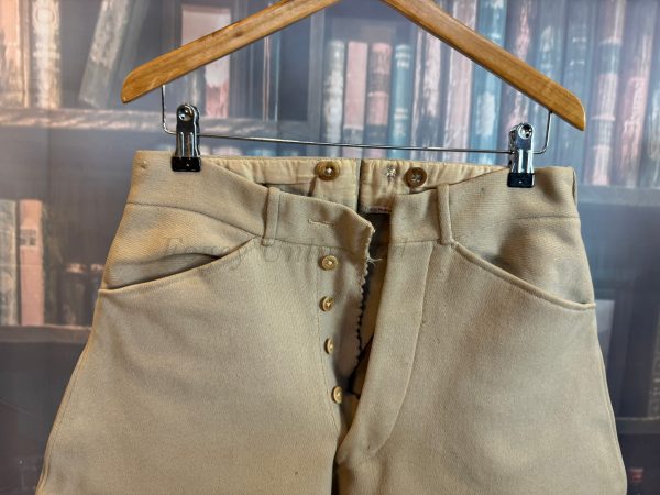 Vintage Bespoke Elephant Ear Heavyweight Breeches Jodhpurs.28"/71cm waist (Ref:Archer) - Image 7