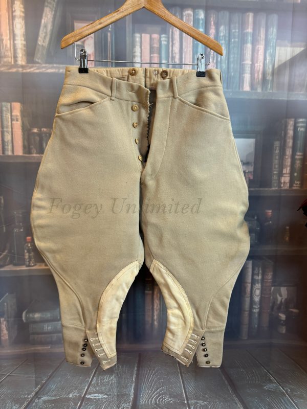 Vintage Bespoke Elephant Ear Heavyweight Breeches Jodhpurs.28"/71cm waist (Ref:Archer)