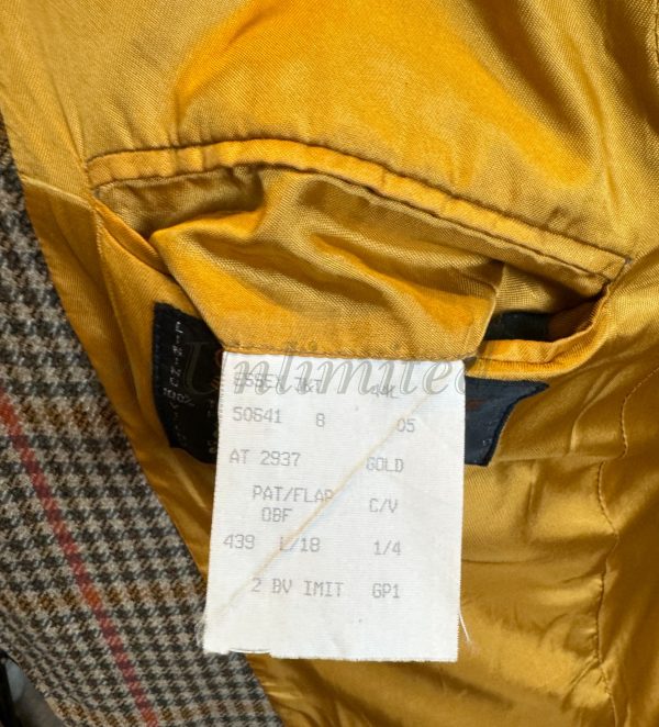 Vintage Heavyweight "Essex" Belted Norfolk Style Tweed Jacket by  Bladen 44"L /112cm Chest (Ref:Essex44) - Image 12