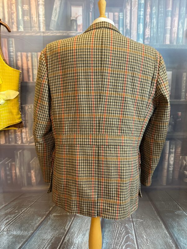 Vintage Heavyweight "Essex" Belted Norfolk Style Tweed Jacket by  Bladen 44"L /112cm Chest (Ref:Essex44) - Image 7