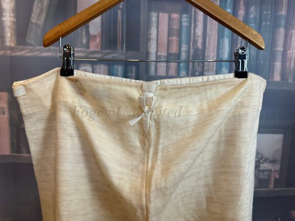 Vintage NOS Guardian Heavyweight  WOOL Long Johns Brace Tapes, Yoke front 40" waist (GD40W) - Image 7