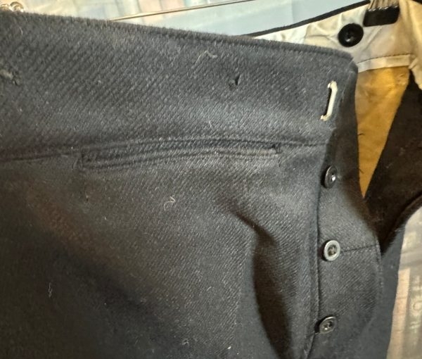 Vintage New Unworn Police Service Heavyweight  Wool Trousers with Truncheon pocket Waist 39" (VINC39) - Image 8
