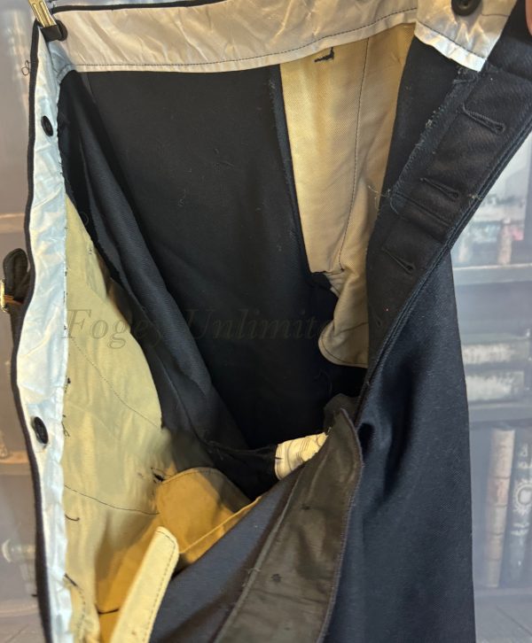 Vintage New Unworn Police Service Heavyweight  Wool Trousers with Truncheon pocket Waist 39" (VINC39) - Image 10