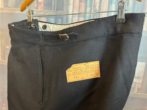 Vintage New Unworn Police Service Heavyweight  Wool Trousers with Truncheon pocket Waist 39" (VINC39) - Image 6