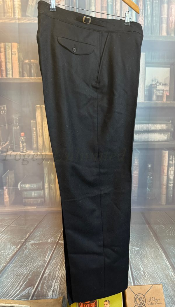 Vintage New Unworn Police Service Heavyweight  Wool Trousers with Truncheon pocket Waist 39" (VINC39)