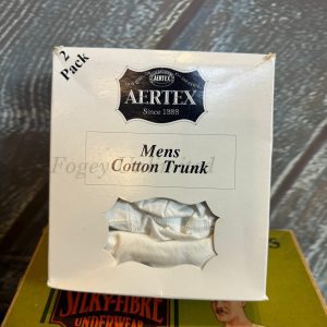 Vintage Old Store Stock Combed Cotton Trunks Underpants. Aertex Trunks 40-42" waist: 2 pack
