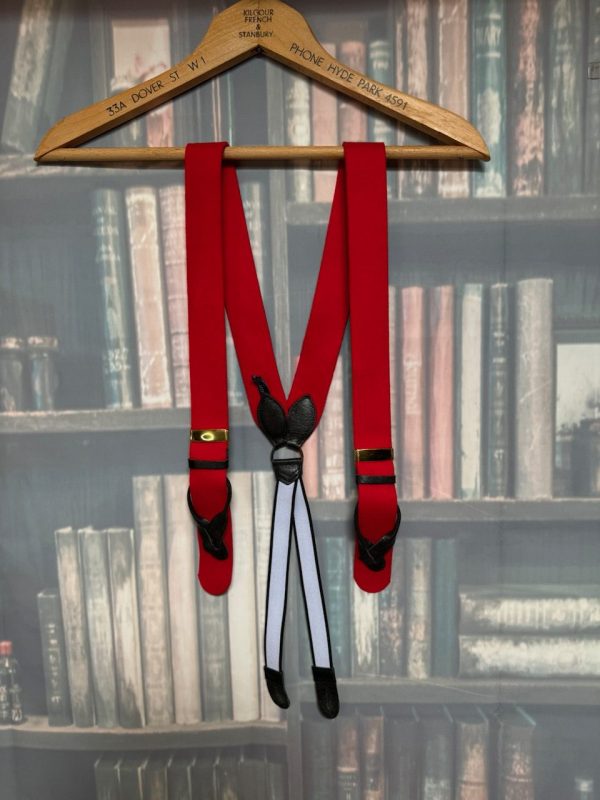 Vintage Traditional Albert Thurston Boxcloth Braces/Suspenders. Most Colours available (Ref: Thrstn) - Image 7