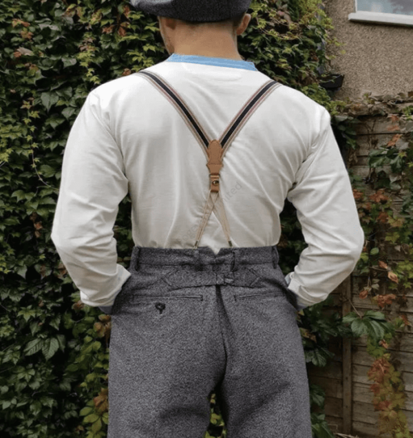 Vintage Style Elastic Braces/Suspenders with Loop Style ends. NEW Stock - Image 7
