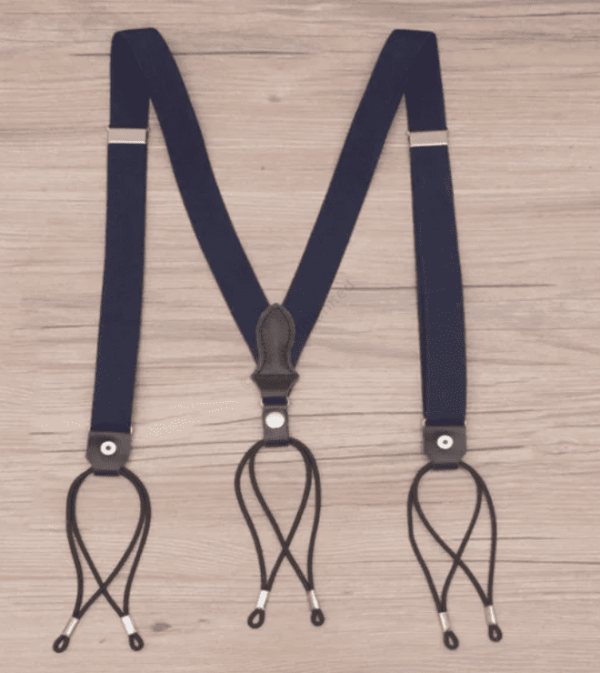 Vintage Style Elastic Braces/Suspenders with Loop Style ends. NEW Stock - Image 3