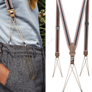 Vintage Style Elastic Braces/Suspenders with Loop Style ends. NEW Stock