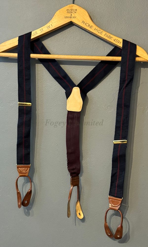 Vintage High Quality Button on Braces/Suspenders. Various Styles and Colours. (Ref:BTHV) - Image 6