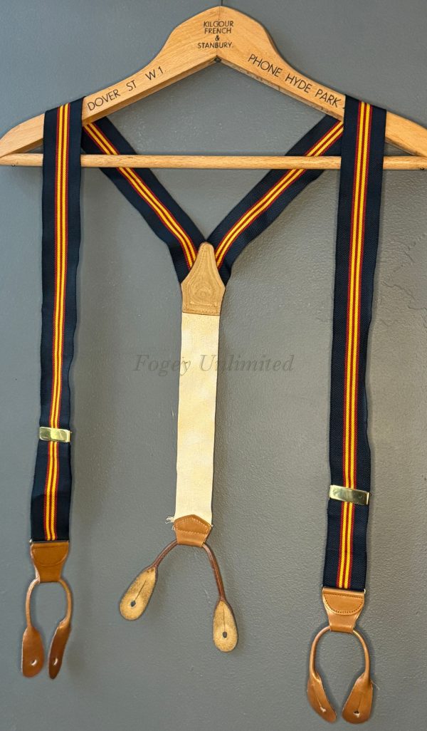 Vintage High Quality Button on Braces/Suspenders. Various Styles and Colours. (Ref:BTHV) - Image 5
